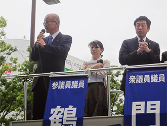 憲法記念日自民党街頭演説