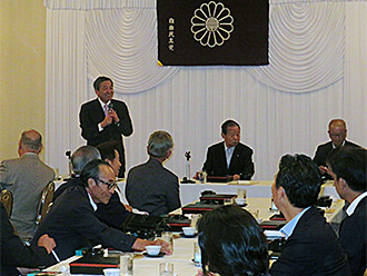 自民党和歌山県連三区朝食懇談会