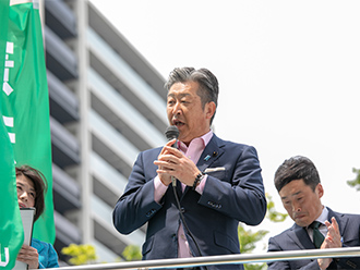 憲法記念日「街頭演説」