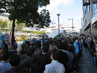 高市早苗政調会長が門博文候補の応援演説