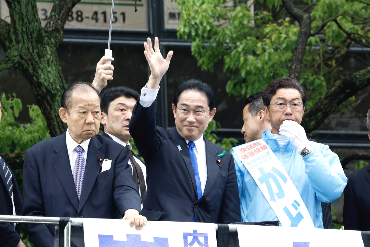 岸田首相が門博文候補の応援演説